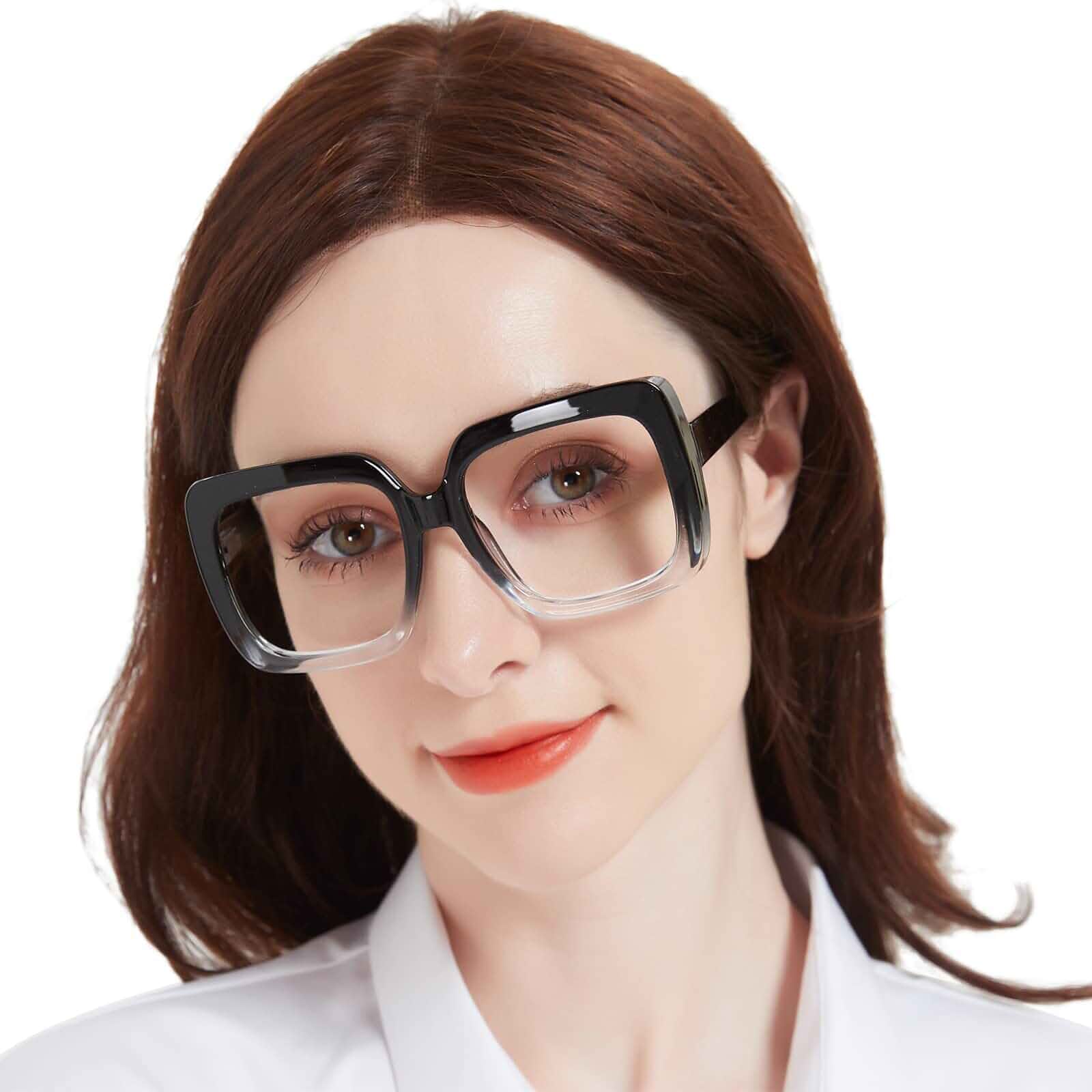 OCCI CHIARI Funky Womens Reading Glasses 2.25+ Large Head Readers Heavy Duty Frame(1.0 1.25 1.5 1.75 2.0 2.25 2.5 2.75 3.0 3.5 4.0 5.0 6.0)