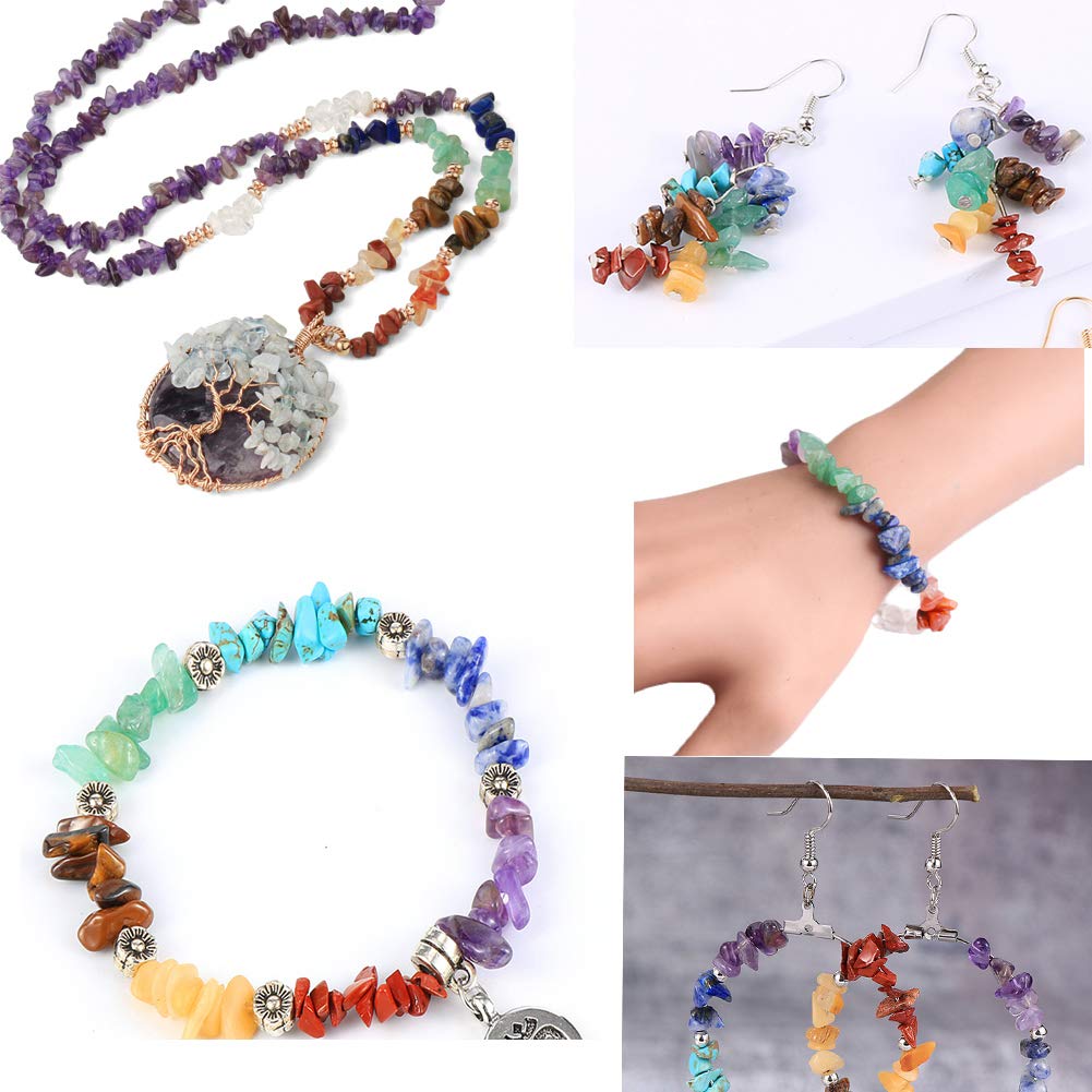 Lot De Perles En Pierres Précieuses Naturelles - Lapis, Hématite, Turquoise, 5-8 Mm, Pour Bijoux