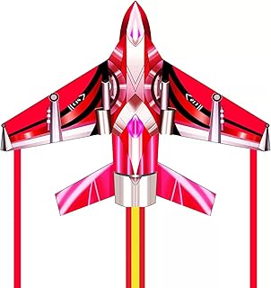Airplane Kite for Kids, Easy to Fly for Beginners with 300 FT String Kite Handle