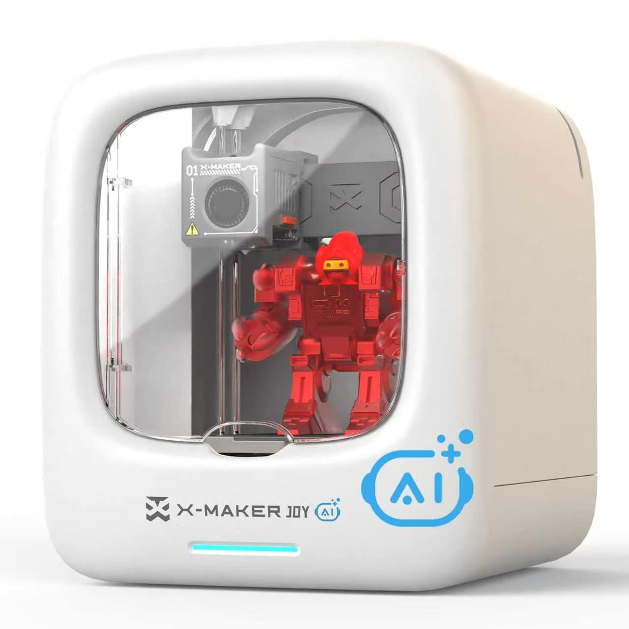 Impresora 3D para niños impulsada por IA, aplicación de diseño por IA, extensa colección de Plantillas de Juguetes 3D, con más de 16 módulos Mini de diseño 3D, X-Maker Joy AI+