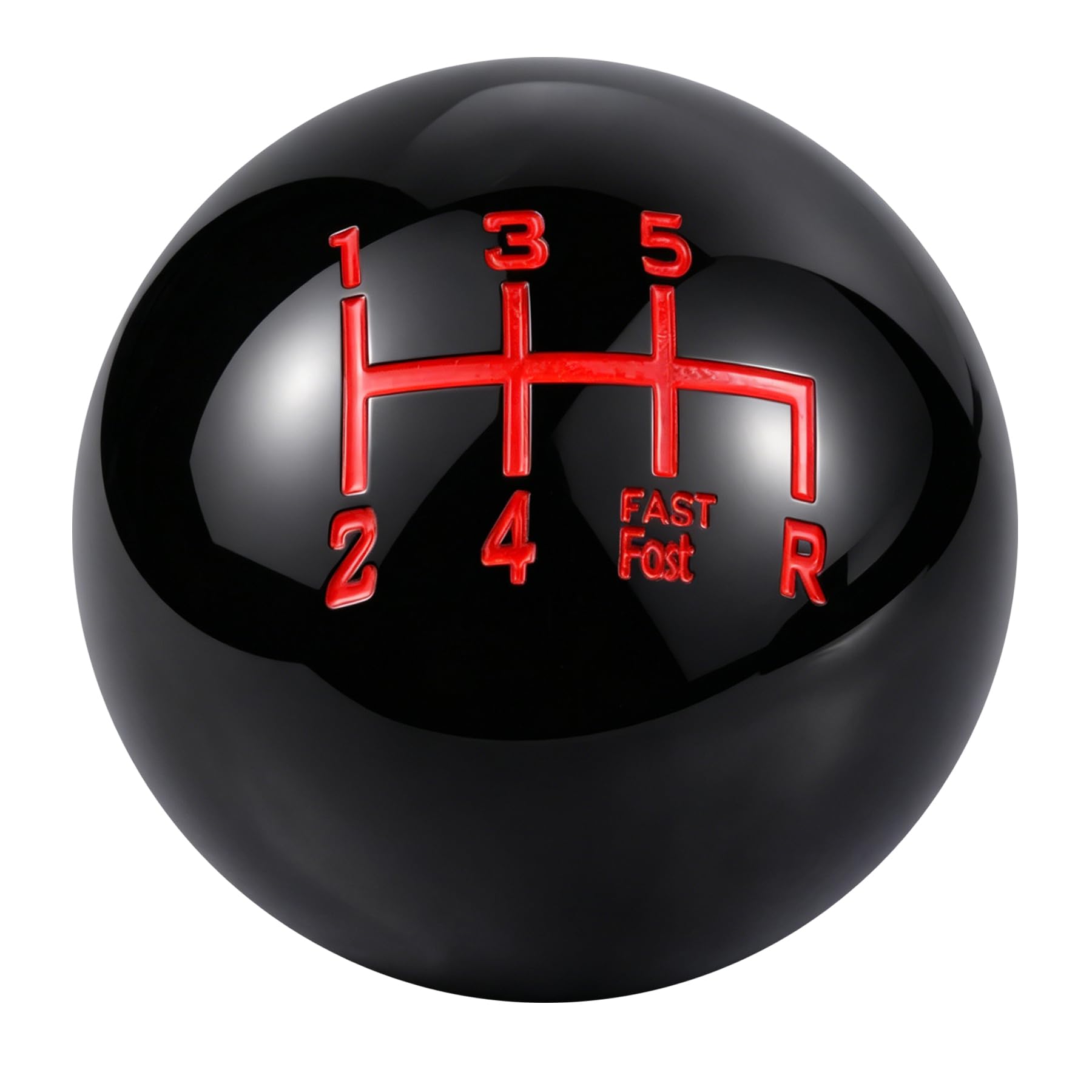 Padaodao Gear Shifter Knob Car Shifter Stick Lever Handle Fit Most Manual Automatic Vehicles, Black