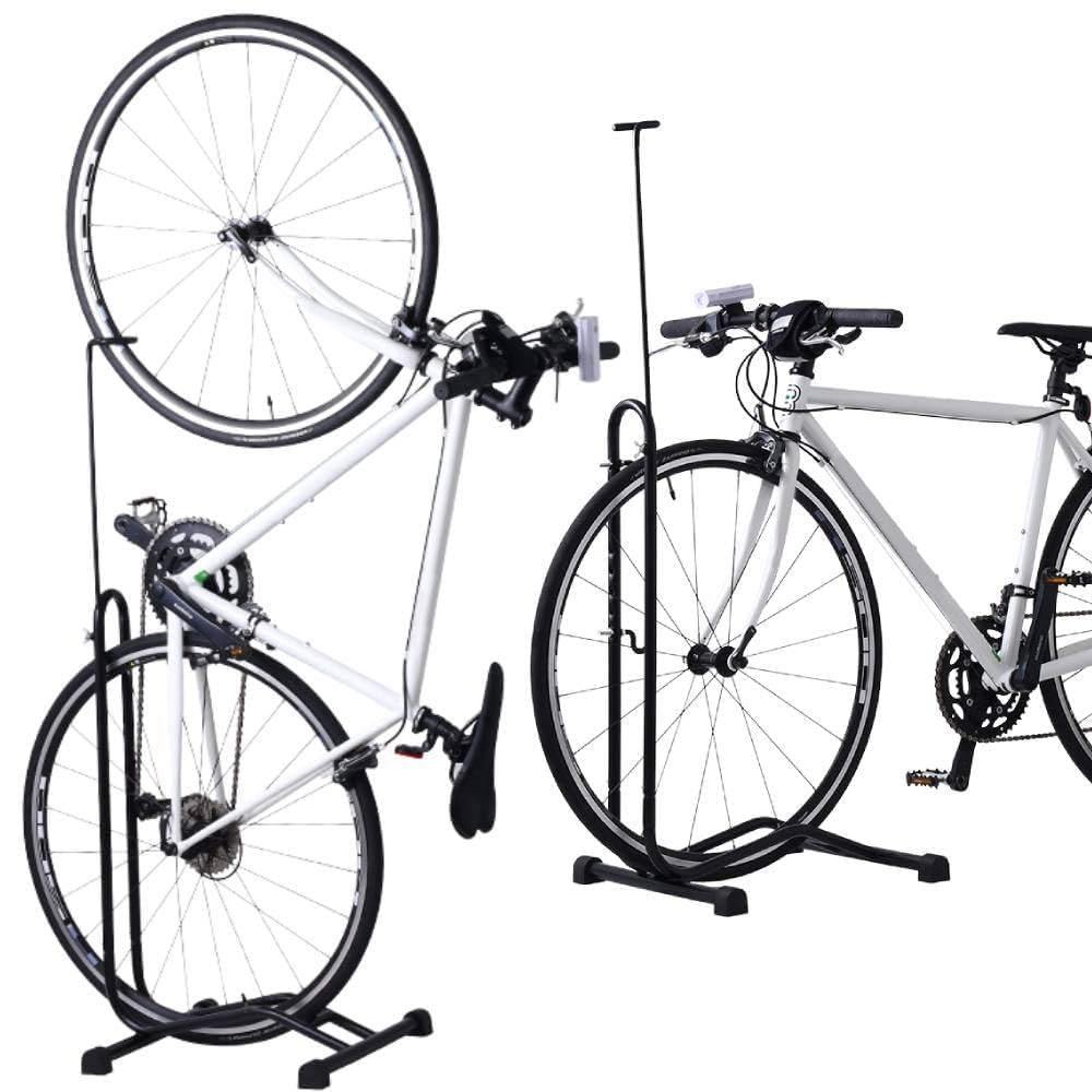 Amazon.co.jp: iimono117 自転車 スタンド 縦置き 横置き 両用 自転車