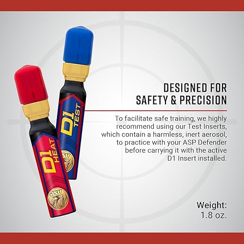 Miniatura 4 de ASP Insertos para spray de pimienta Metro o Sport Defender, incluye 1 calor y 1 spray de prueba