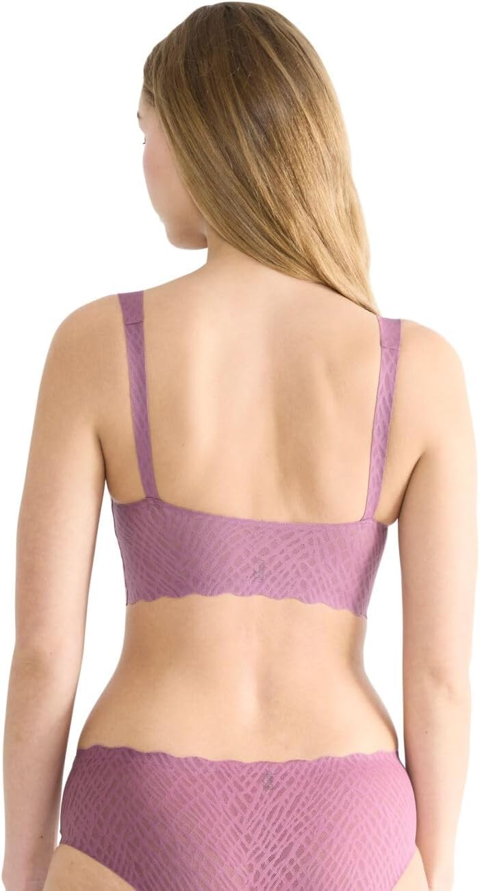 Sloggi Zero Feel Bliss Bralette Non Wired Soft Cup Pullover Bra Seamless Underwear Lingerie