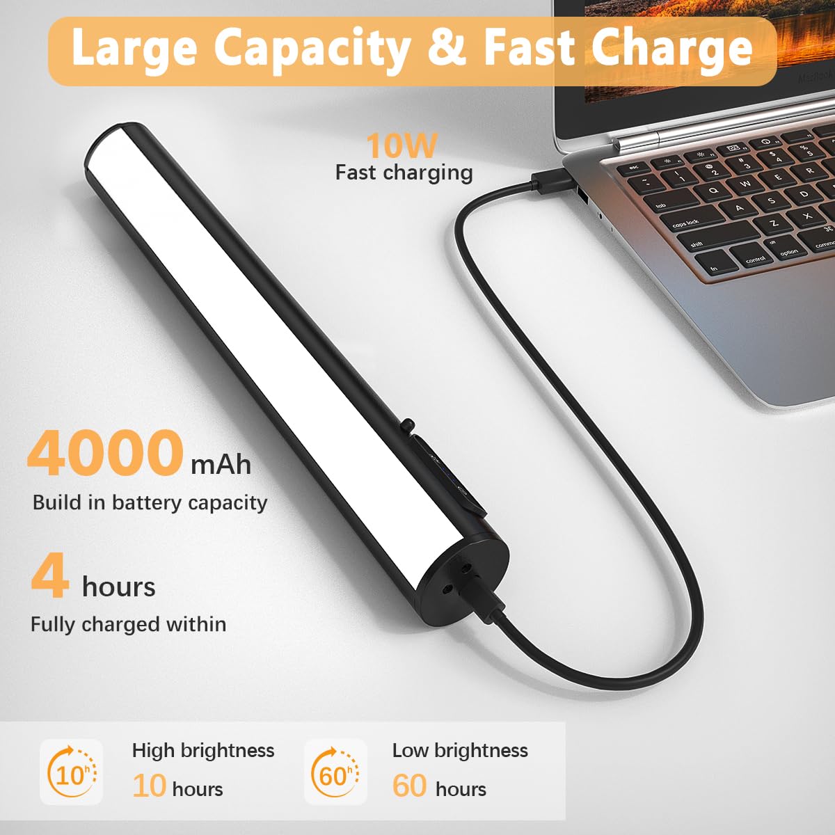 aplique pared espejo sin cable, lampara inalambrica para cuadros, 4000mah recargable baño lamparas con mando a distancia, luces sin cables para cuadro, baño, espejo, interior
