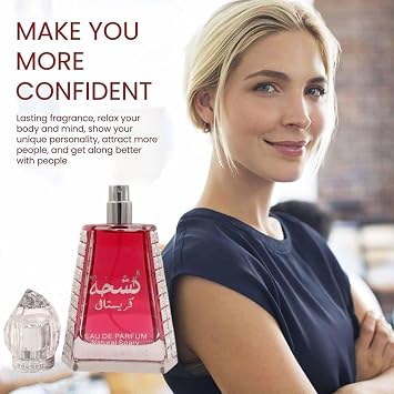 عطر عربي للنساء ، زيت عطر حلال دبي ريترو المركّز - هدية عطر قديمة رائعة - الرائحة الفاخرة - التين ، ماغنوليا ، نكهات الدرنة - 3.4Oz