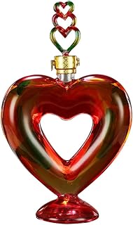 Decanters for Wine, Heart-Shaped Wine Bottle Decanter Glass Wine Decanter for Wine Whiskey Brandy Rum