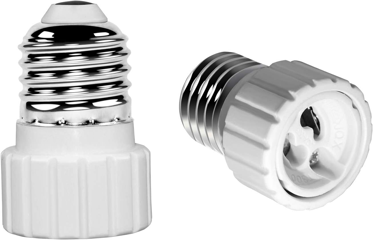 CliCli E26 to GU10 Bulb Adapter, Medium E26 Screw Base Light Bulb