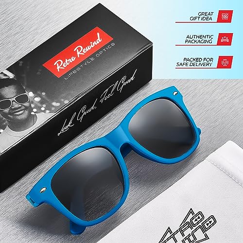 Image of Retro Rewind Kids Sunglasses for Boys Girls Age 3-12 - Shatterproof UV400 Toddler Children Sun Glasses