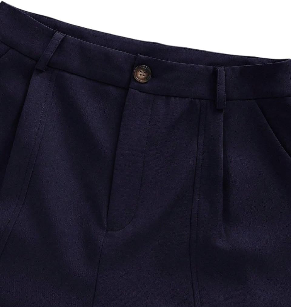 Women's Ruched Slimming Fit Belted Solid Color Top And Shorts Set Casual Fashion Outfit For Spring Summer And Fall