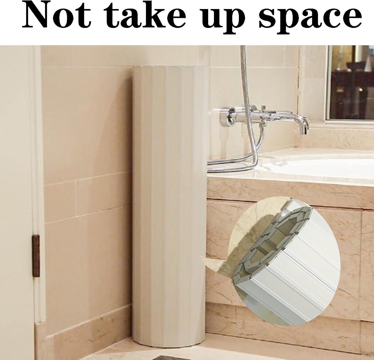 Bathtub Tray Folding Bathtubs Storage Rack Insulation Dust Shutter Bath Lid for Place Mobile Phones Toiletries Thickness 1.2cm 6 Size (Color : White Size : 75cmX160cmX1.2cm) (White 75cmX150cmX1.2cm