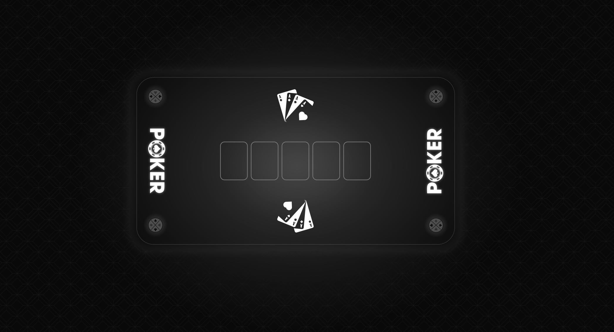 Tapis Poker - 140 x 75 cm - Torek Boardgame & Wargame Accessories (Bleu)