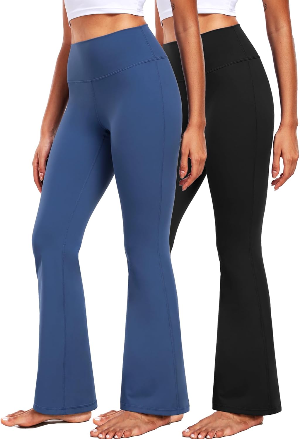 CADMUS Bootcut Yoga Pants for Women Wide Leg High Waist Tummy Control Workout Leggings