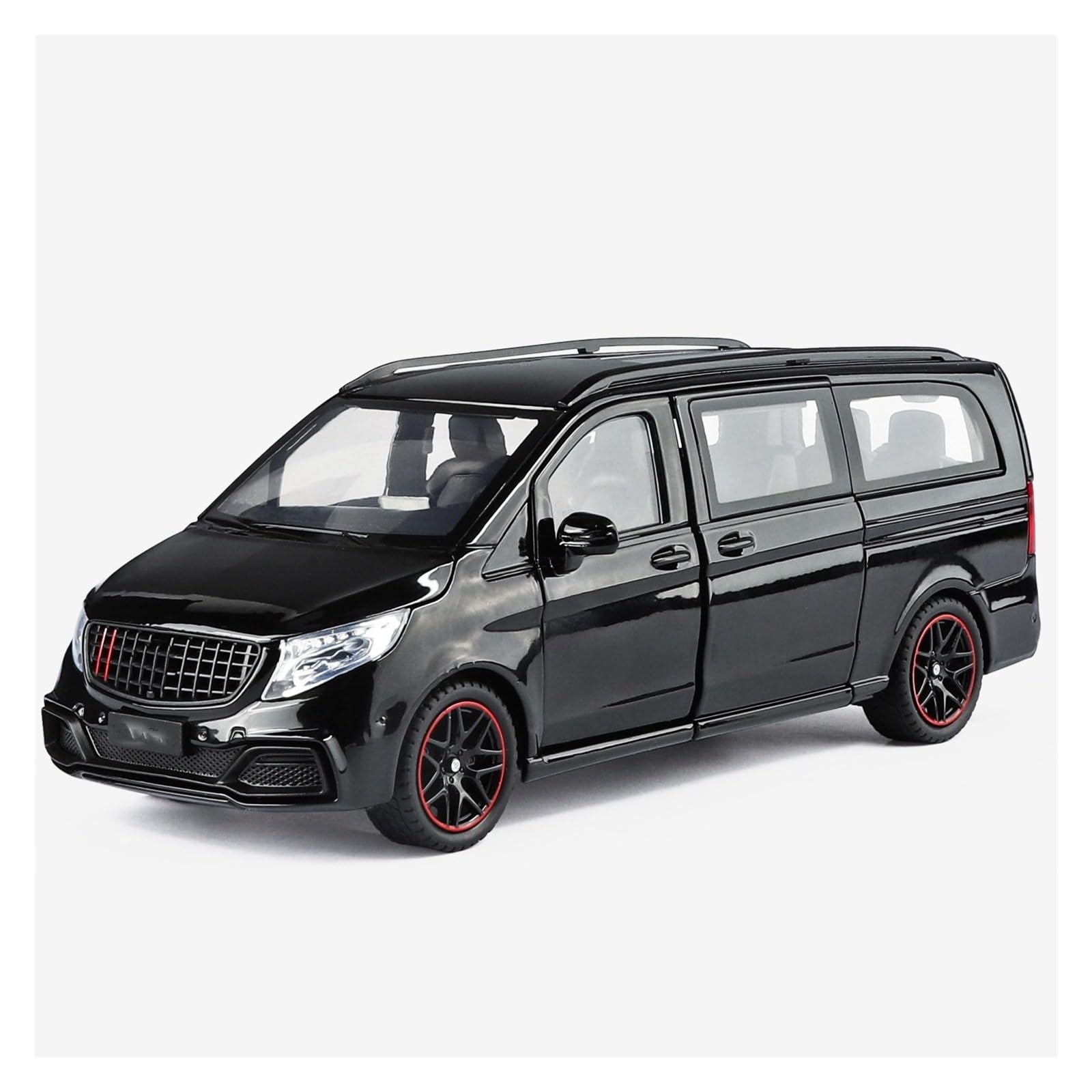 Btwodian Scale Model Car 1:24 For BRABUS B30S Diecast Metal Alloy Car Model Collection(Black)