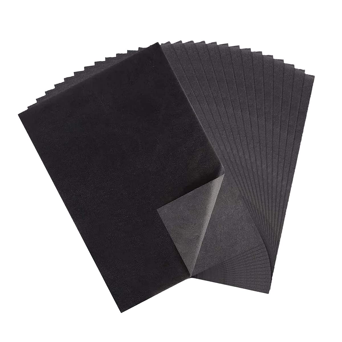 100 Blatt Kohlepapier Schwarz – Transferpapier Für Holz, Leinwand, Papier & Mehr (21,6x27,9 Cm)