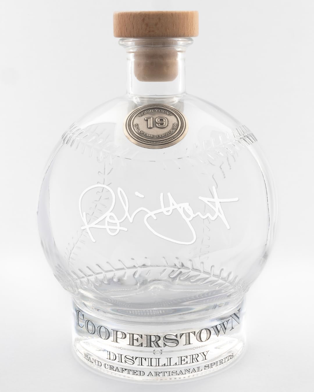 Cooperstown Distillery Robin Yount National Baseball Hall of Fame Liscensed Engraved Signature Series Decanter | 750mL