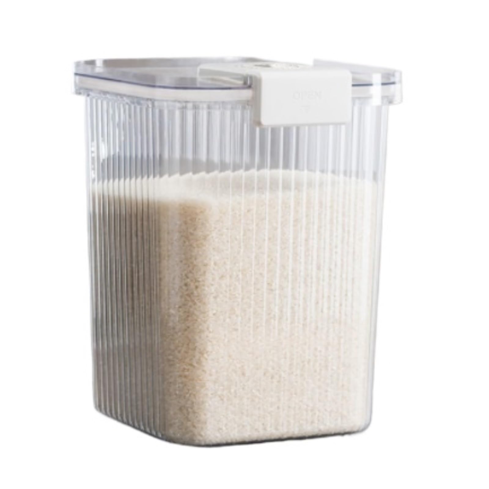CVdrtyED Dry Food Cereal Dispenser Airtight Cereal Food Storage Container Dry Bin Flour Dispenser For Grain Oatmeal Beans Pantry Rice Container