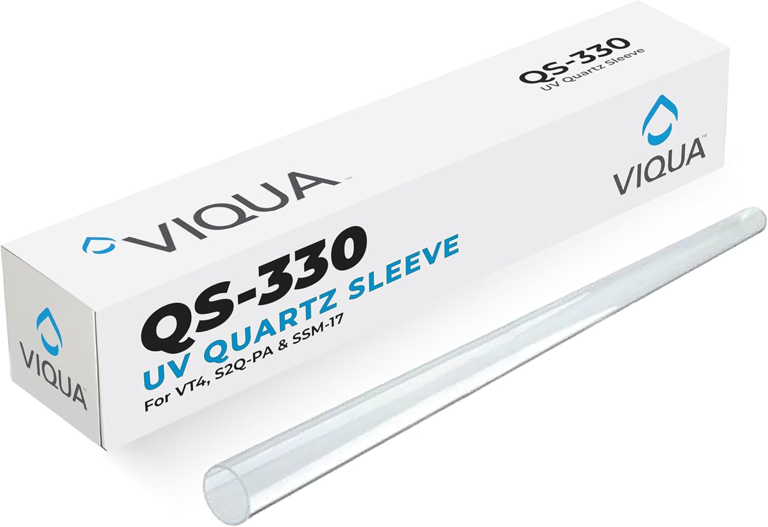 VIQUA QS-330 Quartz Sleeve Replacement for UV Systems VT4, S2Q-PA & SSM-17