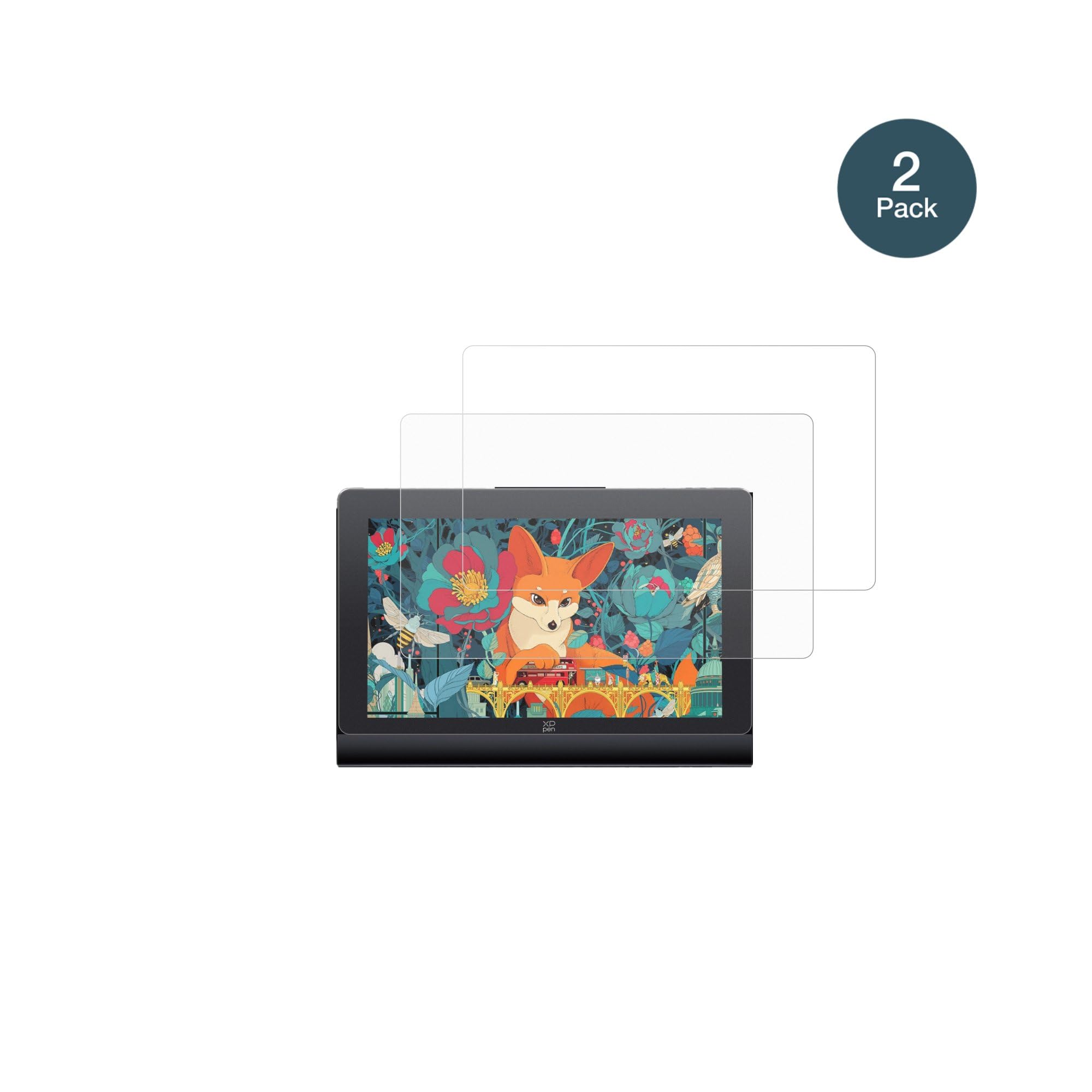 dipos 2x Pellicola Protettiva 9H opaca per XP-Pen Artist Ultra 16 | Antiriflesso, non si rompe e non si scheggia, non è vero vetro, Anti-Shock, antigraffio, senza bolle, autoadesiva