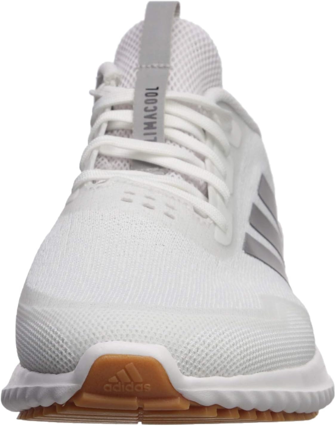 adidas Men's Edge Runner Running Shoe 8 Medium US White/Silver Metallic/Grey One