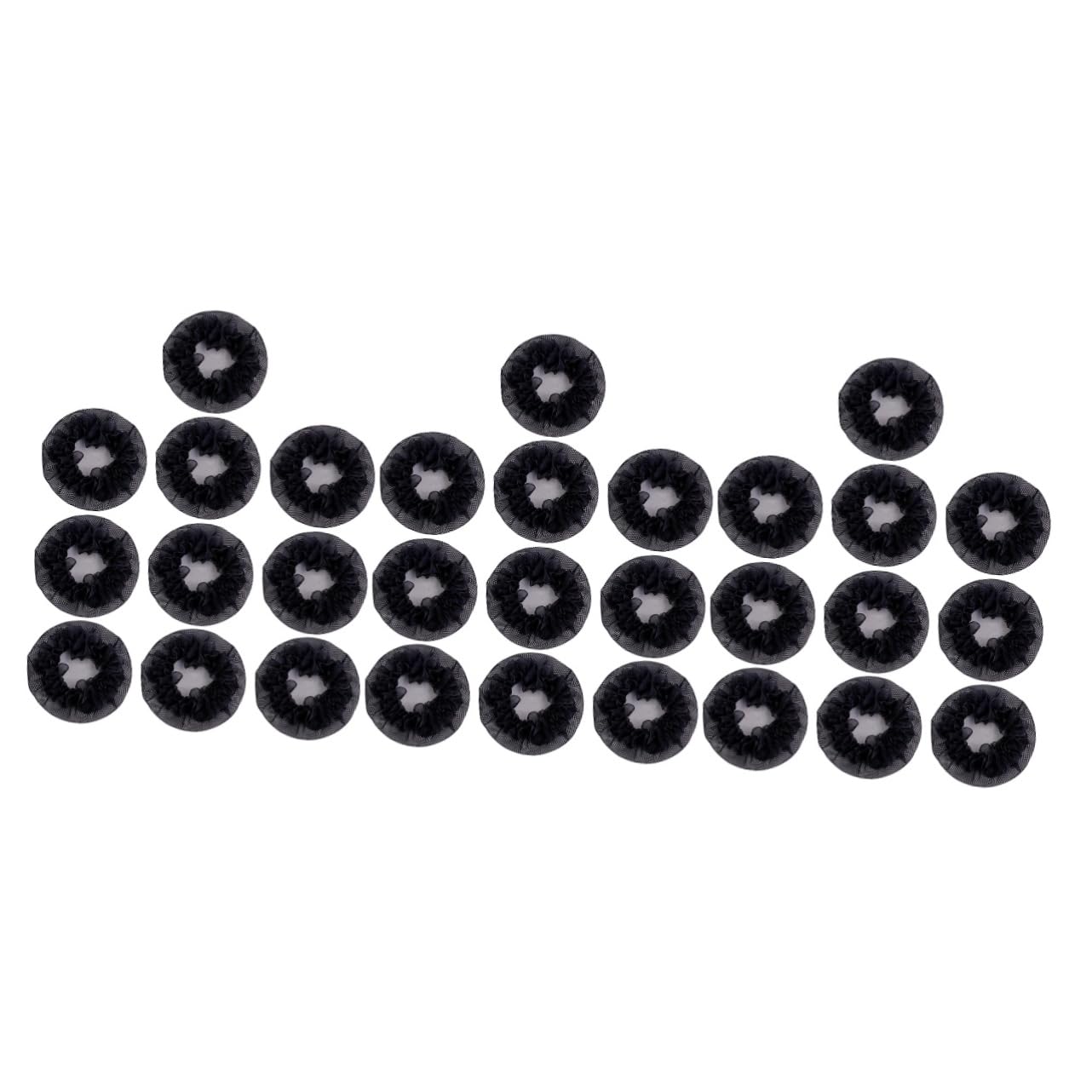 FRCOLOR 30piezas Cabello Elástica para Mujer para Bailarinas y Deportes Accesorio Práctico Que Mantiene El Peinado Ordenado