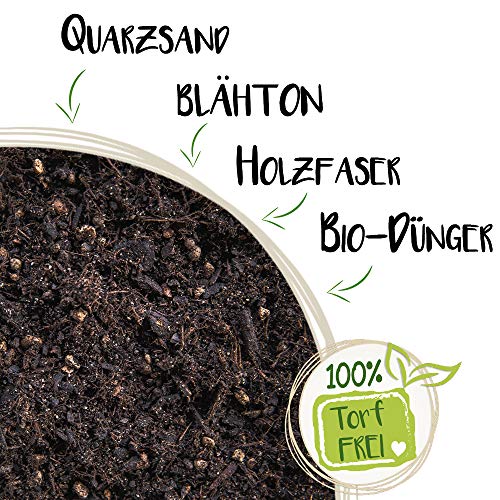 Torffreie Erde Florissa Natürlich 58686 Bio Erde (18 l)
