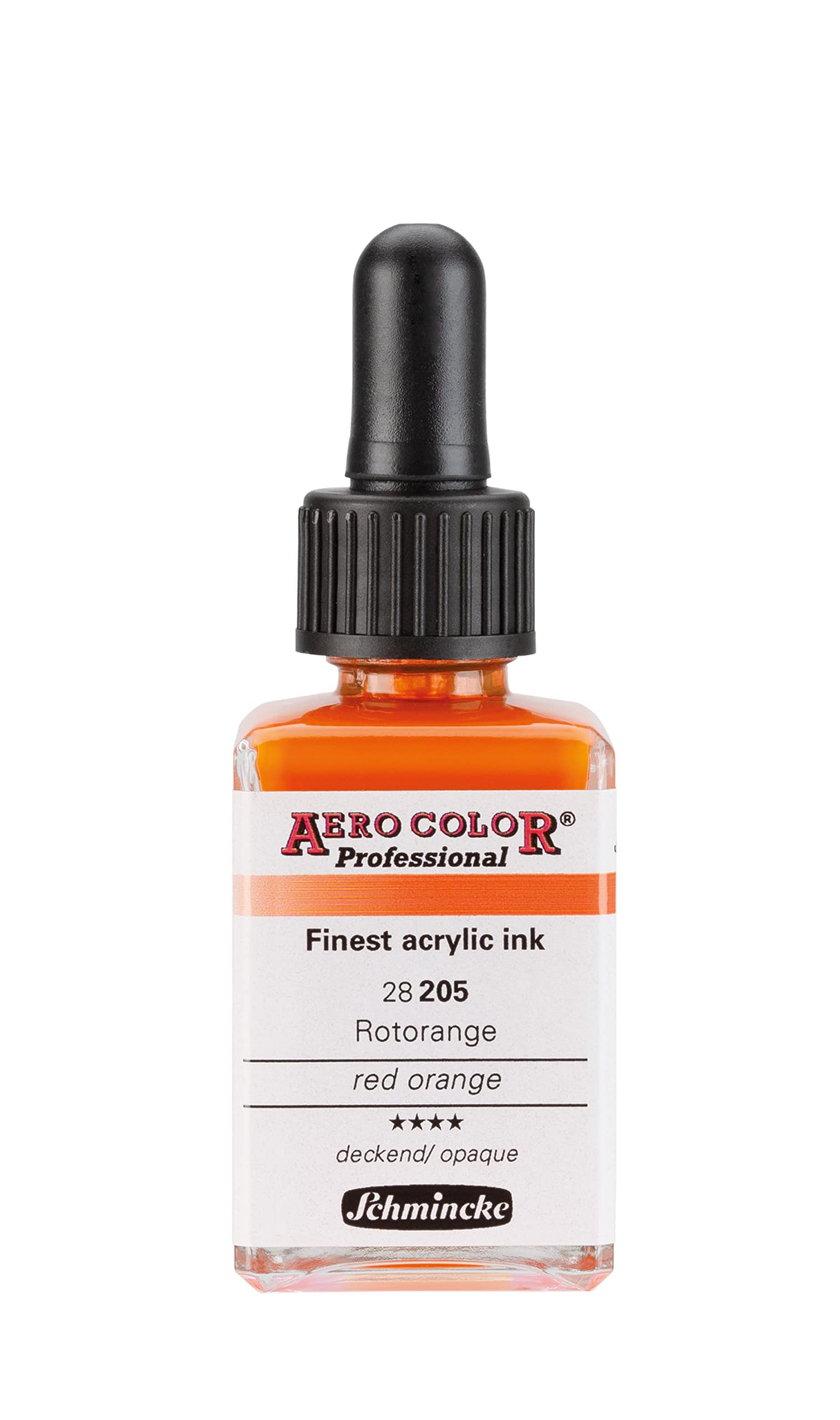 Schmincke Aero Color Professional Akrilik Airbrush Mürekkebi 28 ml 205 Red Orange
