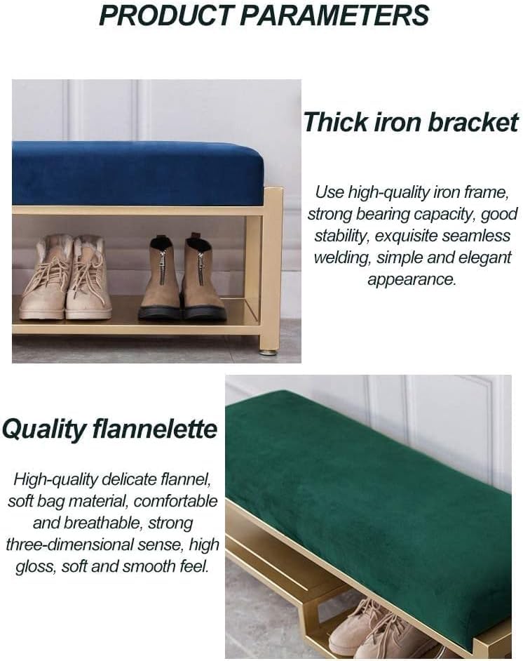 Taburete para sofa rectangular con arcon para ocultar el desorden 5