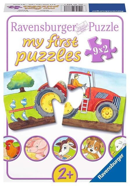 Ravensburger - Mi Primer Puzzle: En la Granja, 2 Piezas (07333 7)