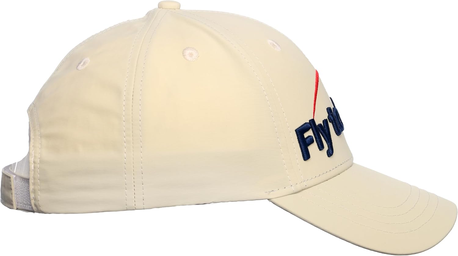 ¡that´s What Golf it´s All About! Premium Beige Golf Cap, 3D Embroidered Logo, one Size fits All, Absorbent Band.