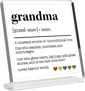 Yeshen Grandma Gifts from Grandkids, Grandma Birthday Gifts from Granddaughter, Mothers Day Christmas Appreciation Gifts f...