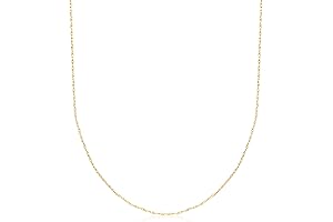 0.7mm 14k Yellow Gold Rope-Chain Necklace Necklace