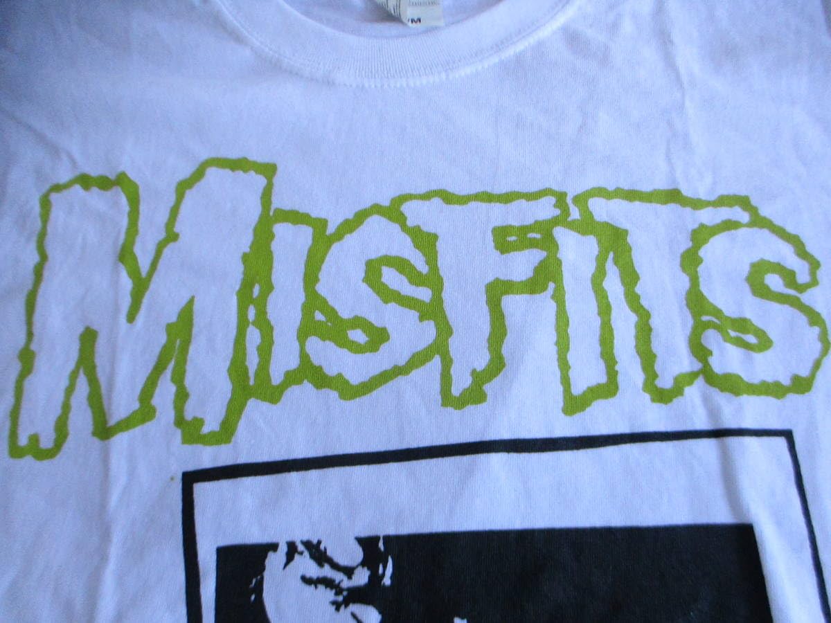 Amazon.co.jp: MISFITS Tシャツ 3 Hits From Hell 白M ミスフィッツ