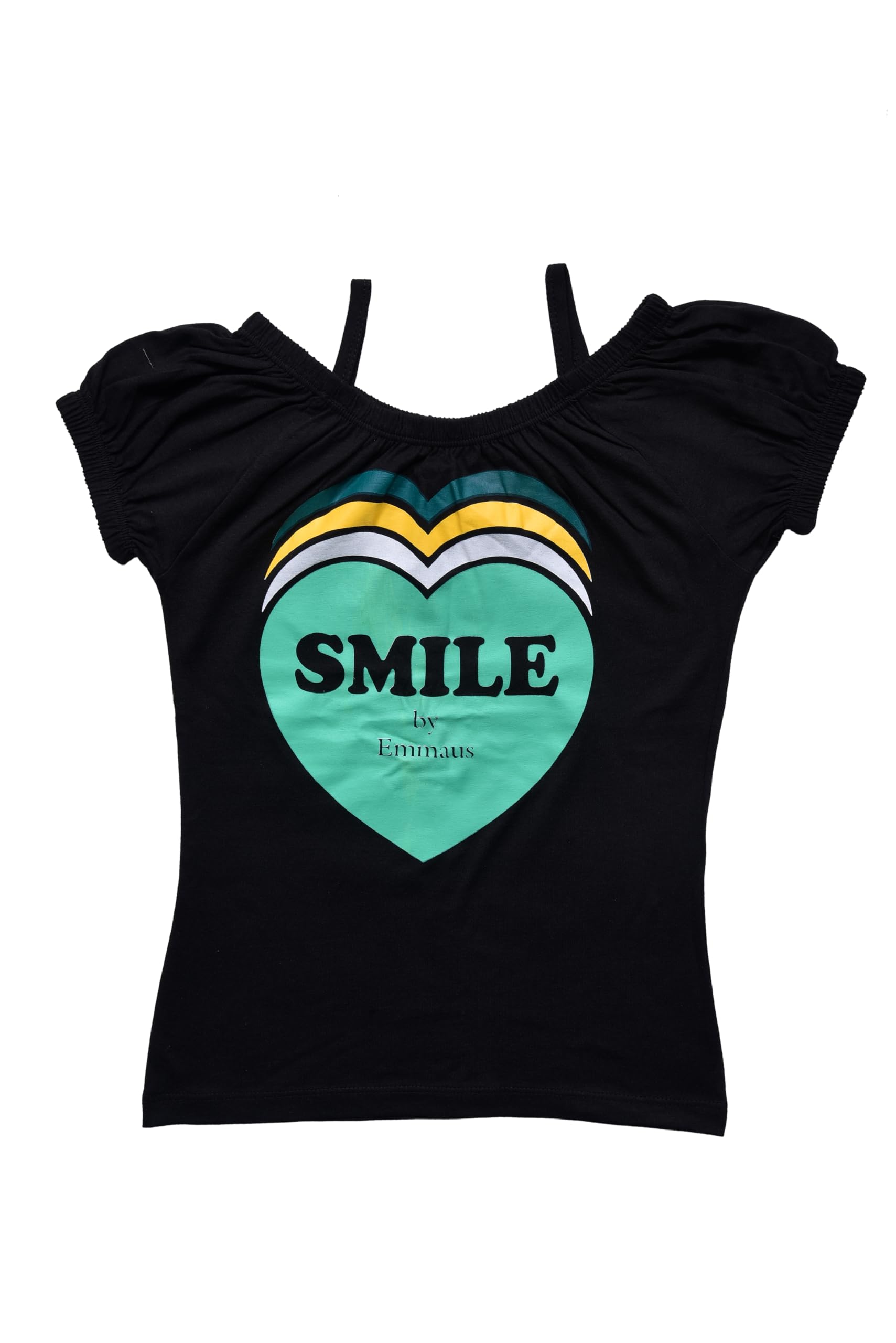 EMMAUS Women Printed Round Neck T-Shirt