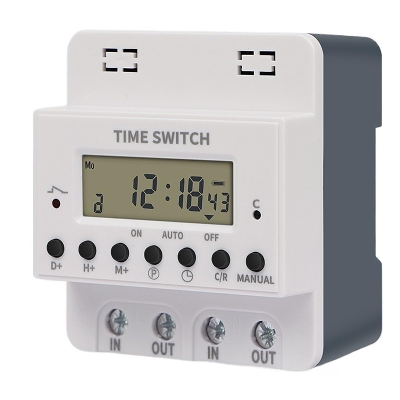220V 60A 80A 100A Digital Timing Controller Weekly 7 Days Programmable Timer Switch(80A)