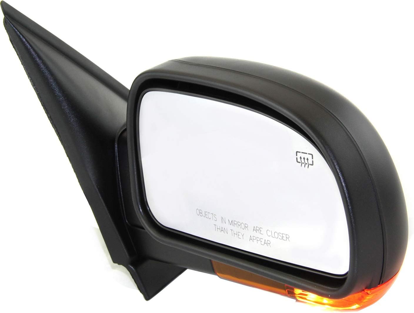 Kool Vue Passenger Side Power Heated Mirror for Chevrolet Trailblazer GMC Envoy 2004-2009 with Signal Light & Memory Paintable