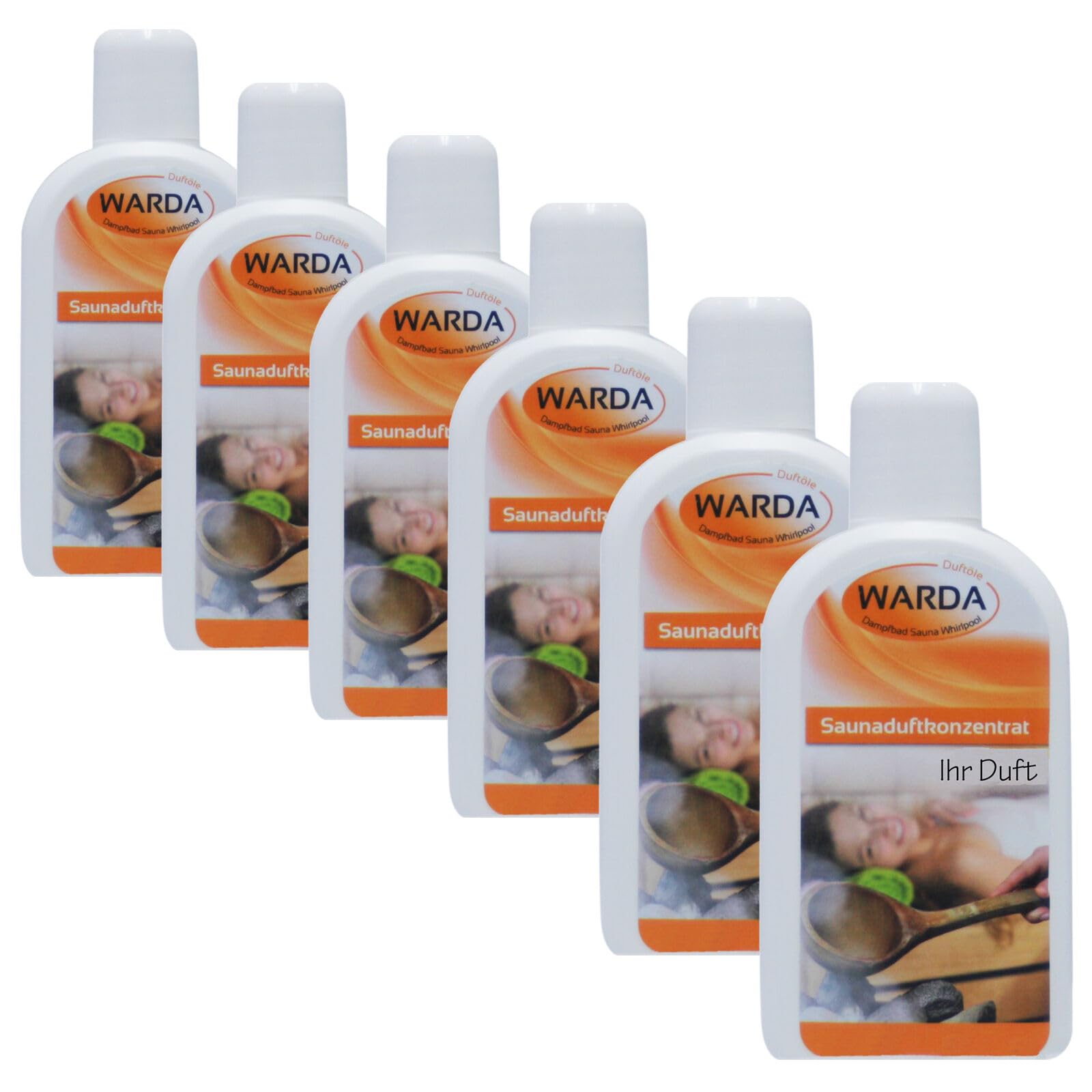 Saunaaufguss-Set 6 x 200 ml(freie Duftwahl) made by Warda