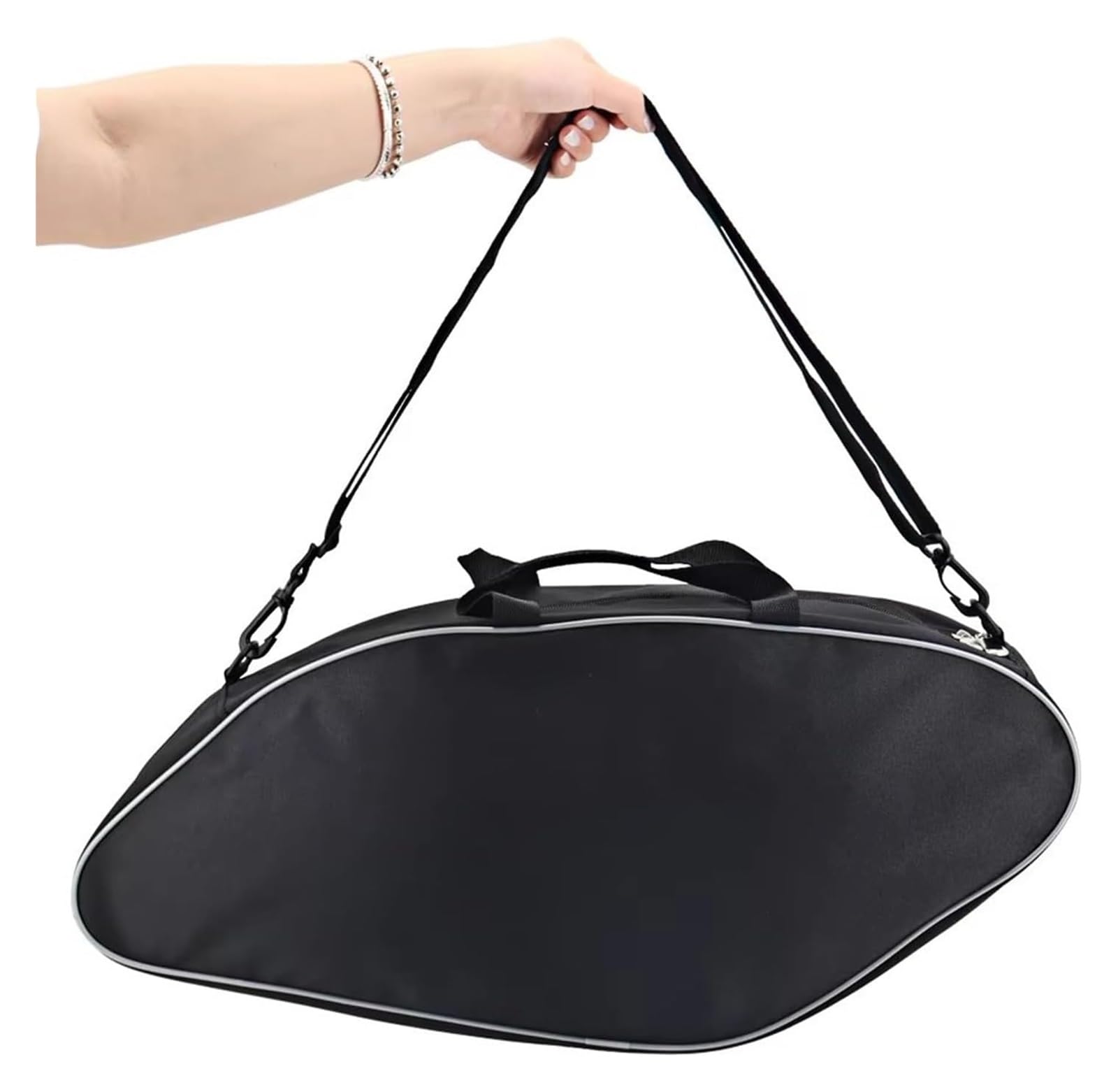 Moto Paraurti Borsa per FLSB per Softail per Sport per Glide per 18-Up per FXLRST per Low 2022 Borsa da Sella Rigida Tour Pack con Fodere Morbide