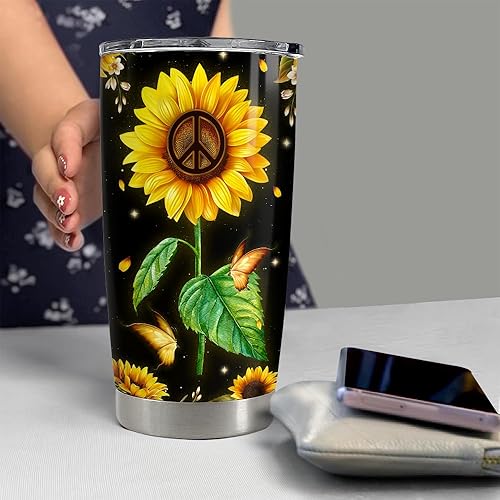 Vista 257 de SANDJEST Vaso de 20 onzas con diseño de águila con la bandera estadounidense, regalos para hombres y mujeres, vasos aislados de acero inoxidable
