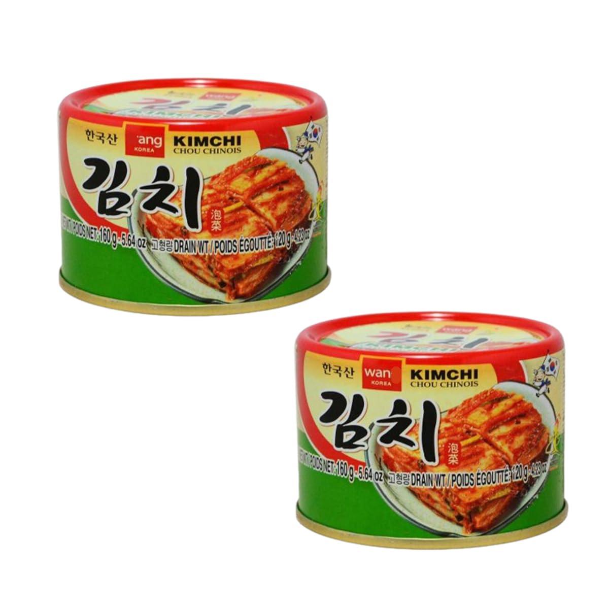 YIJIA | Kimchi Coreano Lata 160g - Una Delicia Fermentada Vegana y sin Gluten (8 Unidad) — view 7