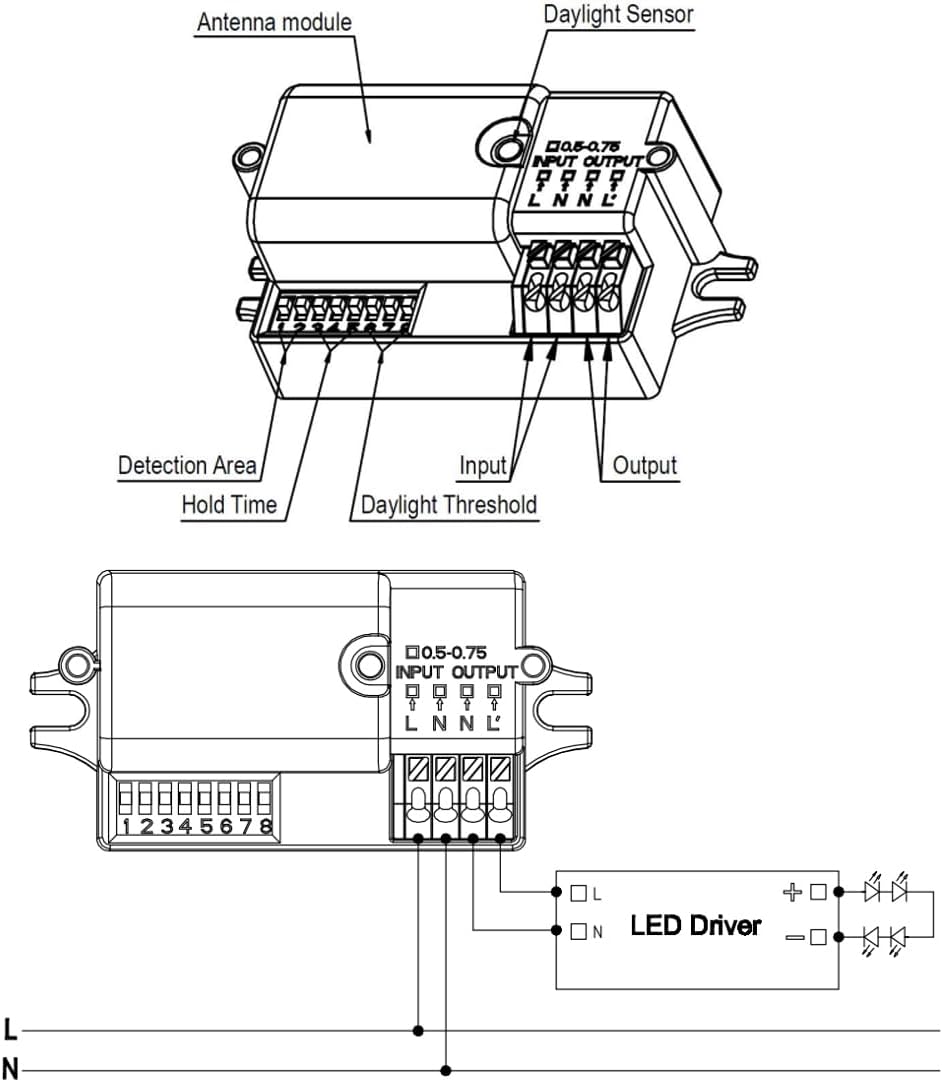 Merrytek MC090SE Component Diagram and Wiring