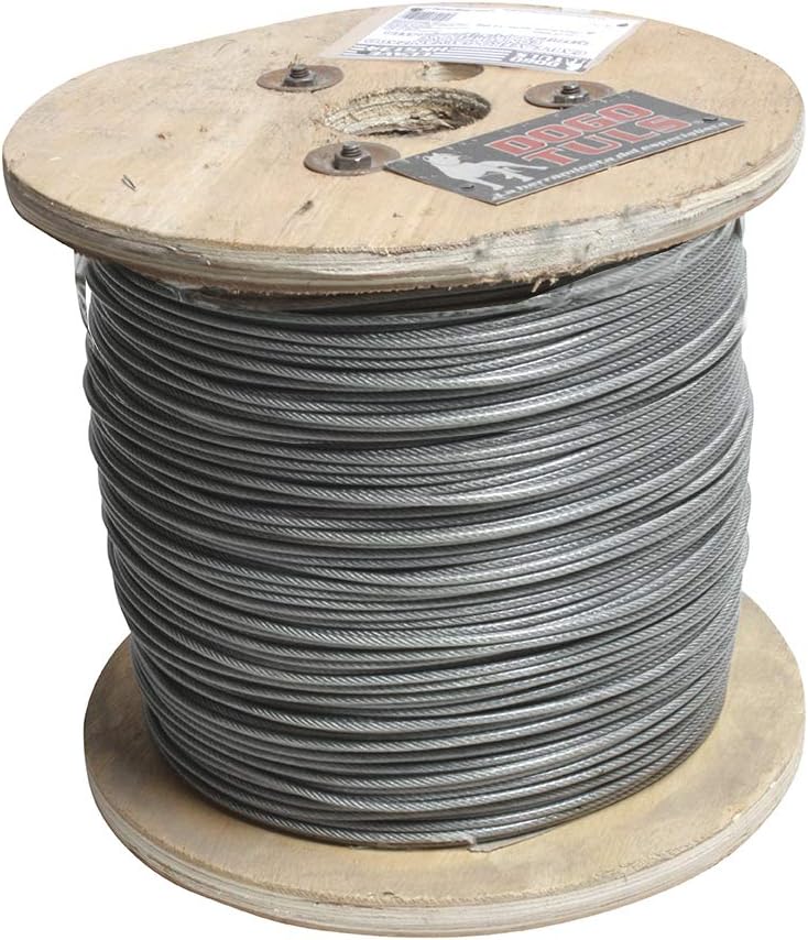 Fune Metallica Da 500 Piedi 1x19 7x7 7x19 Corde Per Cavi In - Foto 3