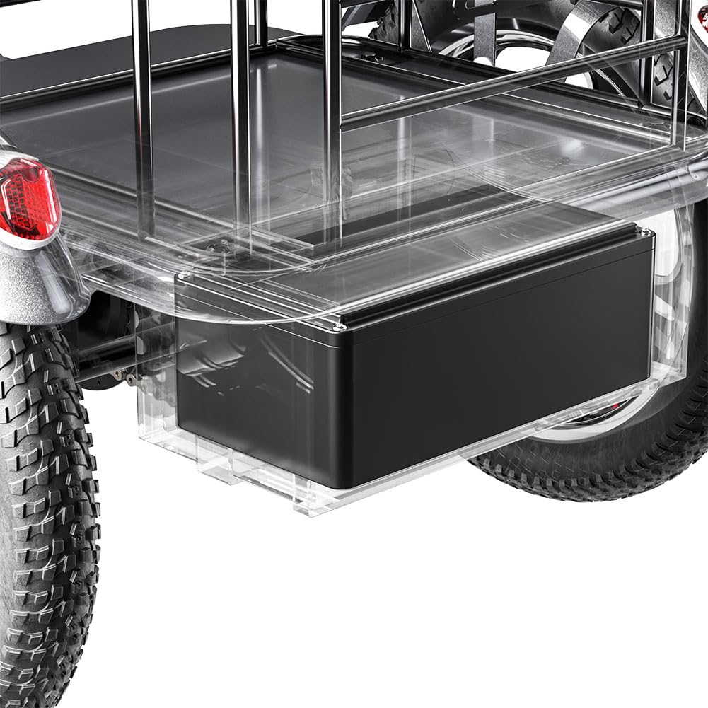 Cysum Tricycle Électrique Pliable, Tricycle E-Bike 16 pouces pour adultes homme femme, vélo électrique de charge, batterie 48 V 22 Ah, vélo électrique à 3 roues