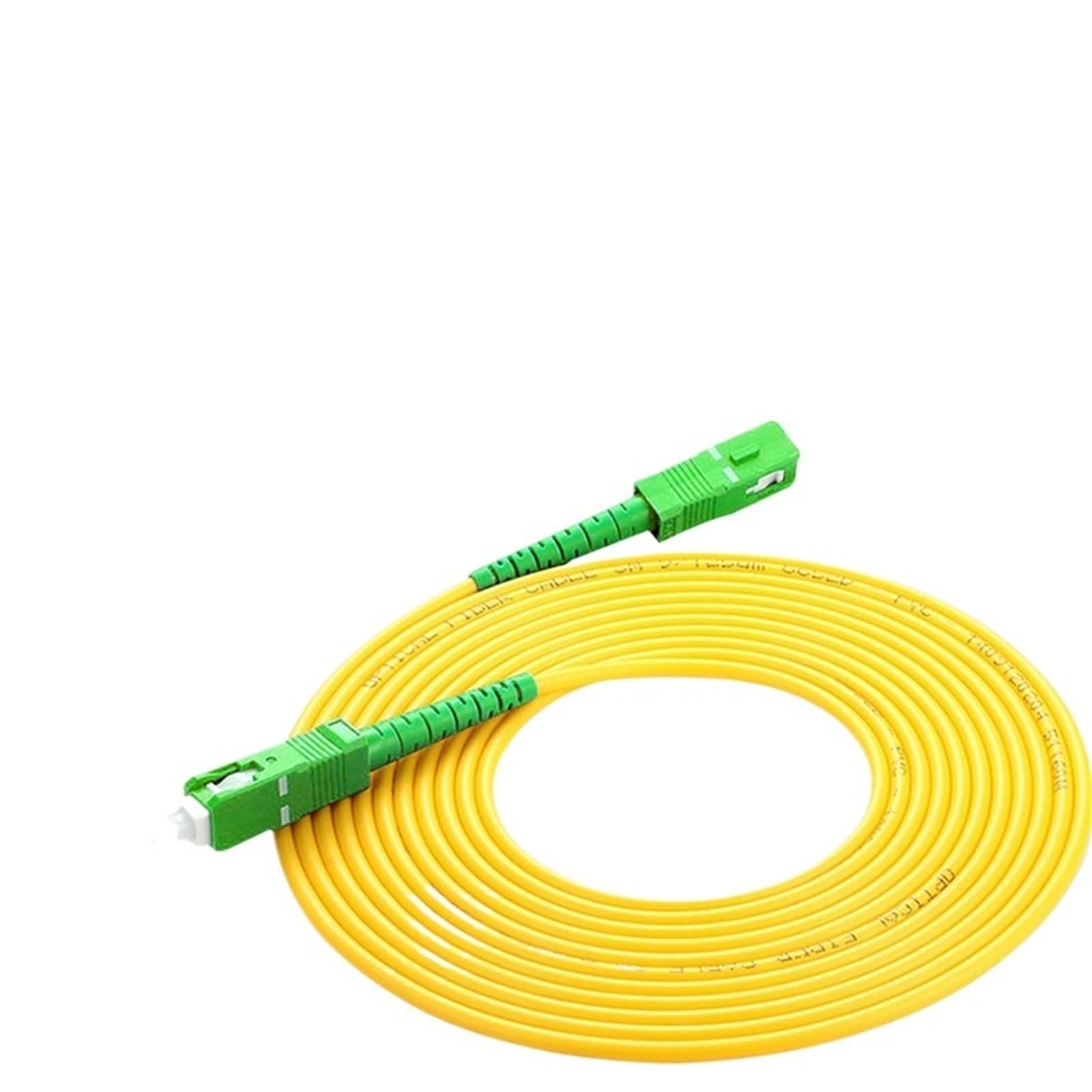 SC Câble à Fibre Optique SC-SC, 1/5/10/20/30m, Jumper, Singlemode, Simplex, 2.0mm, FTTH (30m, 1pièce)