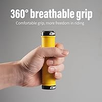 Vista 6 de Mountain Bike Grips,MTB Grips, Bicycle Grips for Mountain Bike MTB/BMX,Black/Blue/Yellow/Red/Green