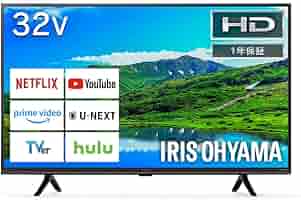 東京23区送料無料　超美品アイリスオーヤマ　２０２０年製　３２型テレビ Amazon.co.jp: アイリスオーヤマ 2K スマート液晶テレビ 32V型