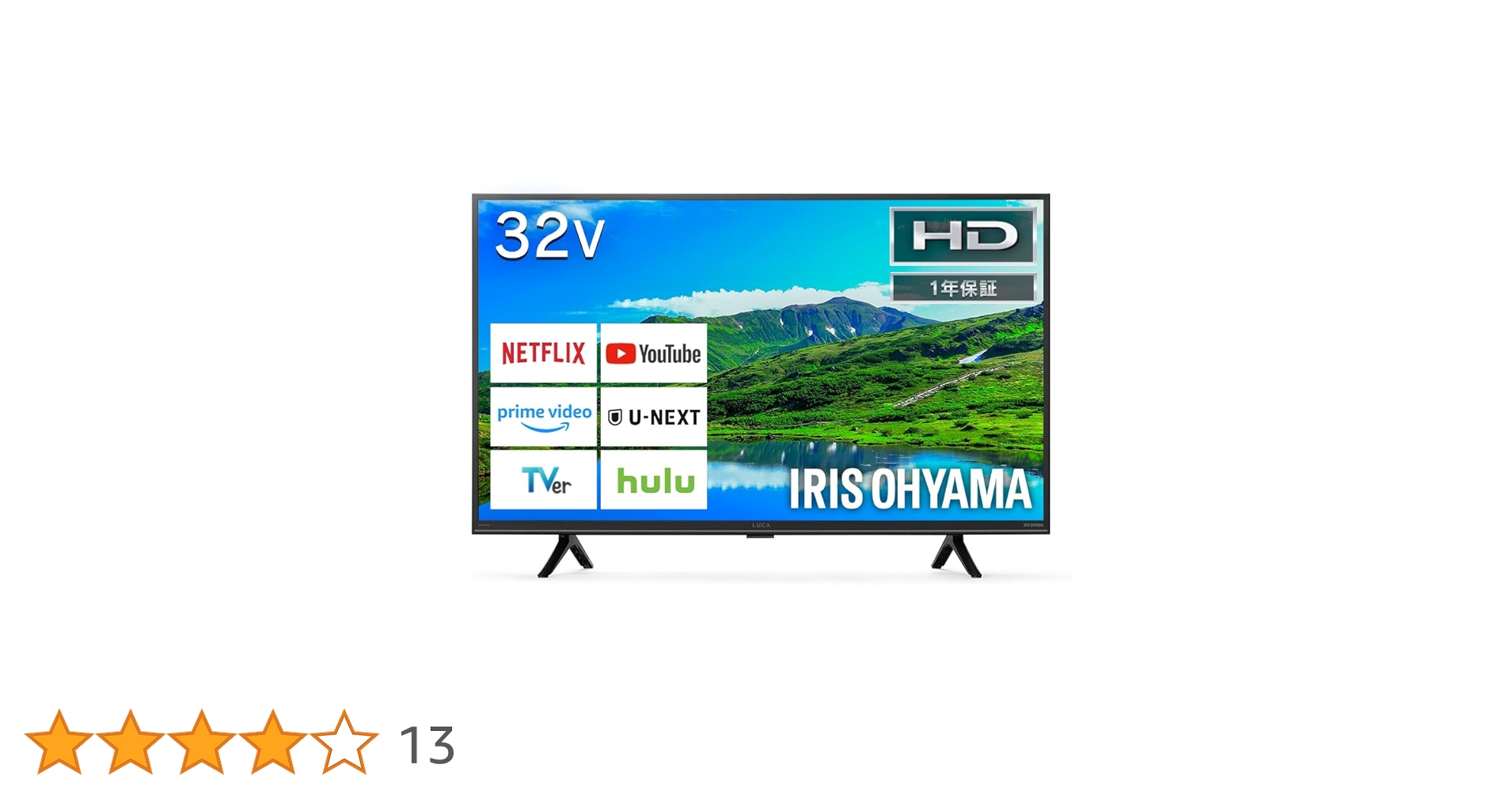 2024年製 アイリスオーヤマ 2Kスマート液晶テレビ 32V型 32WEA20 Amazon.co.jp: アイリスオーヤマ 2K スマート液晶テレビ 32V型