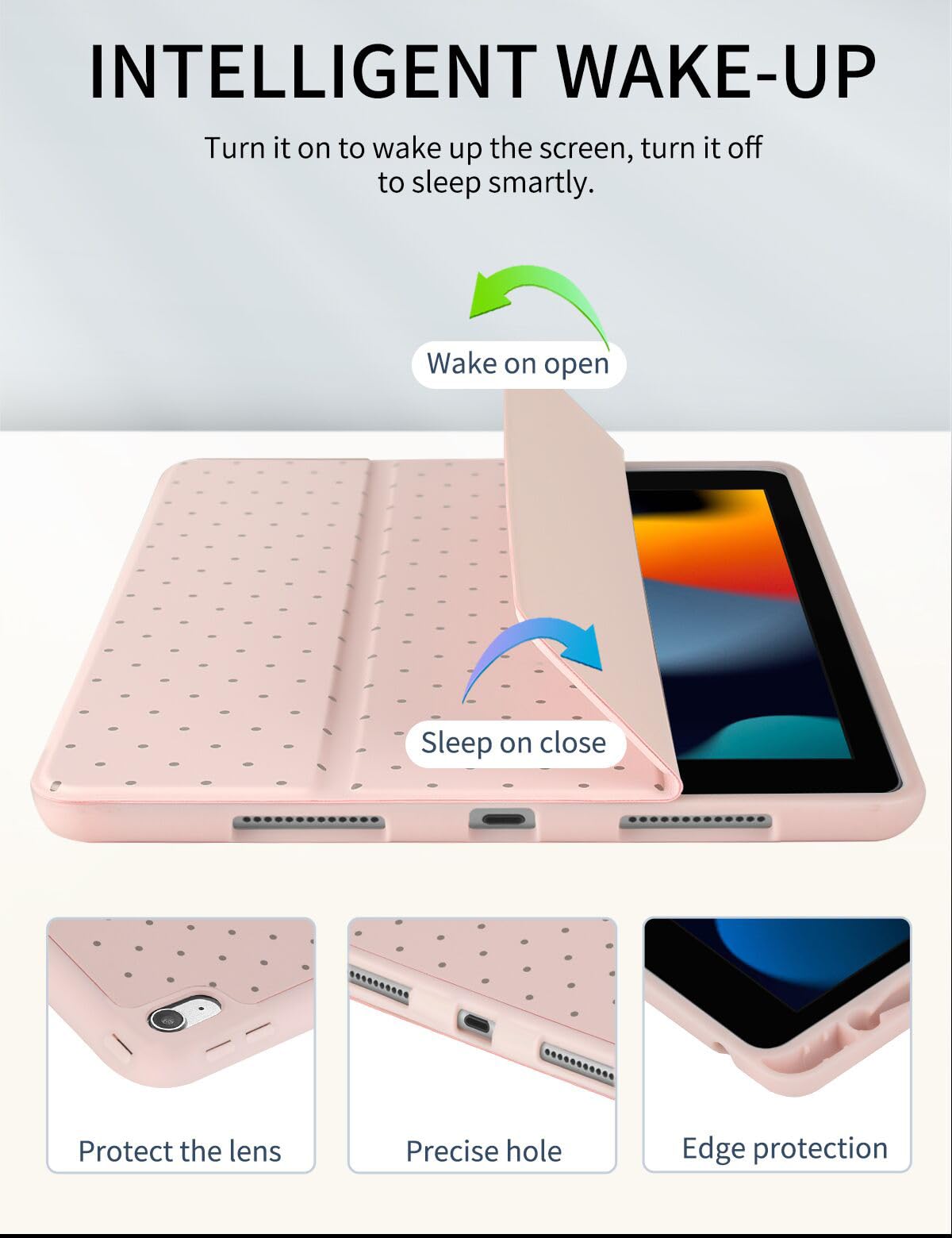 Fycyko Compatibel met iPad (A16) 11e Generatie 11 Inch 2025, iPad 10e