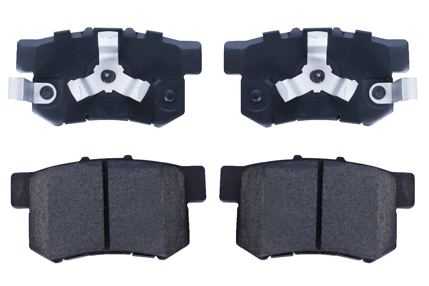 Ceramic Rear Brake Pads Compatible With Select Acura 2010-12 RDX FWD, Acura 2013-18 RDX, Honda 2005-16 CR-V, Honda 2012-15 Crosstour, Honda 2010-11 Accord Crosstour Hardware Included