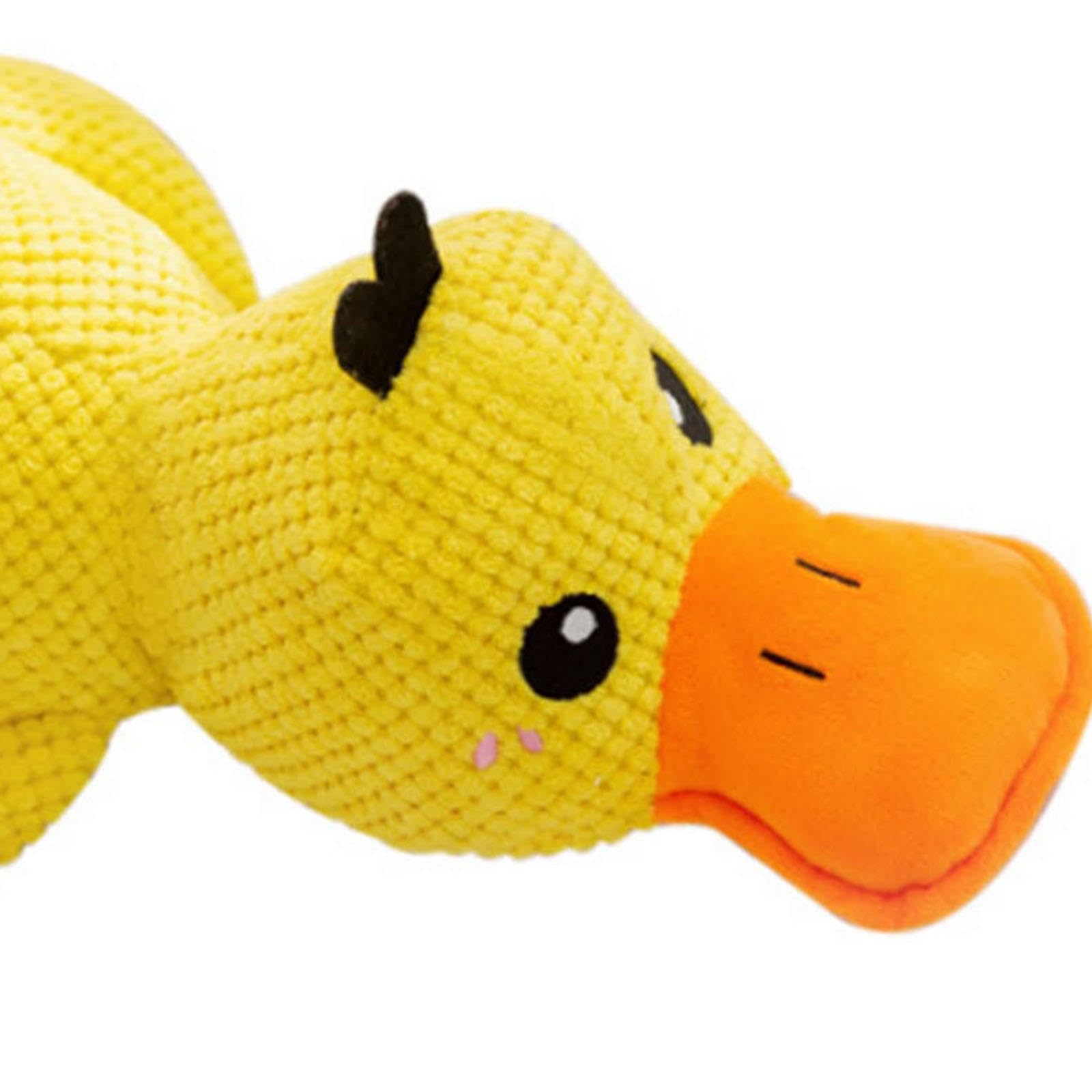MagiDeal Mellow Dog Ente, Beruhigungs-Entenspielzeug für Hunde, Quietschspielzeug für Hunde, Spielzeug Mellow Dog Beruhigungs-Ente Mellow Dog Beruhigungskissen, 32cmx20cm